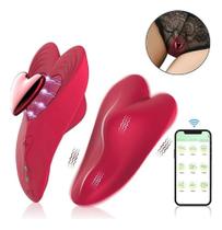 Vibrador Feminino Massageador Recarregável com Controle por Aplicativo Formato Coração Sex Shop