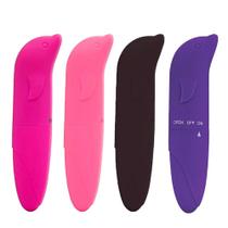 Vibrador Feminino Ponto G Aveludado Massageador Clitóris Golfinho