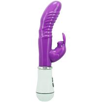 Vibrador feminino ponto g coelho 10 modos de vibração 18 x 2,8 cm jelly - lens imports