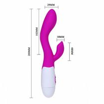 Vibrador feminino ponto g e clitoris pretty love brighty