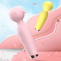 Vibrador Feminino Varinha Mágica Sorvete 10 Velocidades Vibrador Ponto G Clitóris Sex Shop