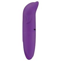 Vibrador golfinho Ponto G aveludado Mega Import - Mega Import
