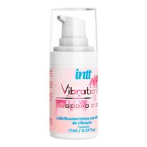 Vibrador Líquido Beijável Vibration Power Algodão Doce 17ml Intt
