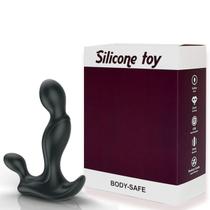 Vibrador Massageador de Próstata Masculino Sinuoso Recarregável 7 Vibrações Com Controle