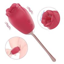Vibrador Massageador Estimulador de Clitoris Mamilos Formato de Rosa 9 Funções de Intensidade Recarregável Succubus - Lens Imports