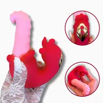 Vibrador Massageador Feminino Oral Língua Ponto G Clitóris Vibrador Massageador Feminino Oral Língua Ponto G Clitóris