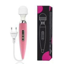 Vibrador massageador magic wand bi-volt com 12 vibrações Vibrador massageador magic wand bi-volt com 12 vibrações