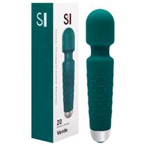 Vibrador Massageador Varinha Mágica Recarregável 20 Vibrações USB
