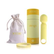 Vibrador Multivelocidade Recarregável Sweet Vibe Dengo Amarelo - 13,5 cm - a sos