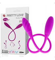 Vibrador Para Casal Duplo Flexível Snaky Vibe Duas Pontas 7 modos de vibração