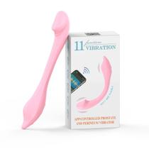 Vibrador para Casal Flexível com 11 Modos de Vibração Vip Mix