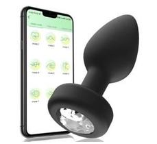 Vibrador Plug Anal por Aplicativo Bluetooth Estimulador Anal para Sexo Anal Cu Aplicativo Casal SEXSHOP - vbshop