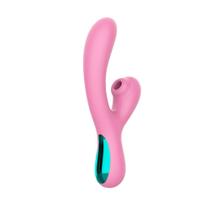Vibrador Ponto G com Estimulador Clitoriano - Oasis