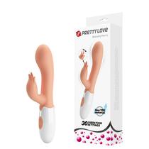 Vibrador Ponto G com Estimulador Clitoriano Possui 30 Modos de Vibração Pretty Love Bloody Mary