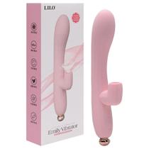 Vibrador ponto g com pulsações usb lilo
