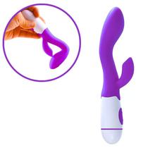 Vibrador Ponto G e Clitóris Recarregável Female - Roxo Vibrador Ponto G e Clitóris Recarregável Female - Roxo