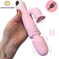 Vibrador Ponto G Vai e Vem Muito Potente - Discretta