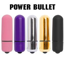 Vibrador power bullet estimulador de clitóris com 10 vibrações