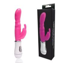 Vibrador Rabbit Feminino Duplo Estimulador Clitoriano Penetrável