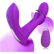 Vibrador Recarregável 3 em 1 para Ponto G e Clitóris