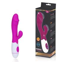 Vibrador Recarregável e Estimulador de Clitóris Female - Roxo Vibrador Recarregável e Estimulador de Clitóris Female - Roxo