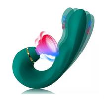Vibrador Recarregável Massageador 3 em 1 Estimulador Feminino Ponto G