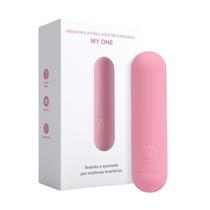 Vibrador Recarregável My One Capsula Vibratória A Sós 10 Estágios de Vibração Silicone Resistente à Água Pequeno e Portá Vibrador Recarregável My One Capsula Vibratória A Sós 10 Estágios de Vibração Silicone Resistente à Água Pequeno e Portá