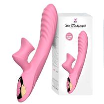 Vibrador recarregável nódulos 7 rotações e 7 vibrações