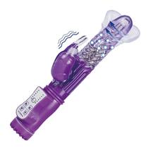 Vibrador recarregável - rabbit texturizado - rotativo - SEXY IMPORT