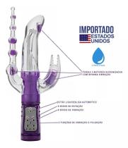 Vibrador Rotativo Com 3 Motores - Anal Vaginal E Clitoriano - California Exotic Novelties