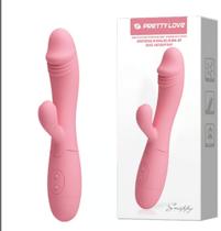 Vibrador Snappy Com Estimulador E Ponto G com 30 Modos De Vibração Pretty Love