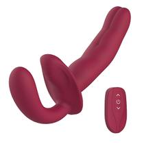 Vibrador Strapless Controle Remoto Olive 10 Vibrações Recarregável Flexível