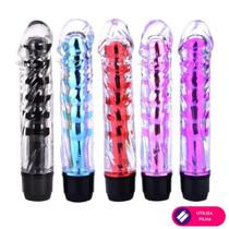 Vibrador Translúcido Com Glande Personal com CapaSex Shop