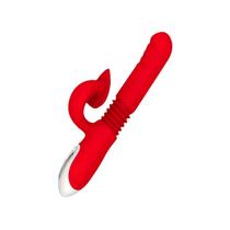 Vibrador Vai e Vem com Estimulador Ponto G 8 Vibrações Shmily - Poptoy