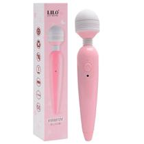 Vibrador varinha mágica 10 vibrações lilo