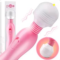 Vibrador Varinha Mágica Massageador Corporal Cabeça Flexível