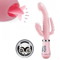 Vibradores Sem Fio Feminino triplo Estimulador Clitóris e Ponto G Masturbador 12 velocidades