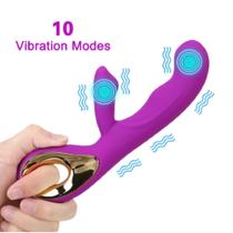 Vibradoris Feminino Scarllet 10 Velocidades com Estimulador de Clitóris - NC