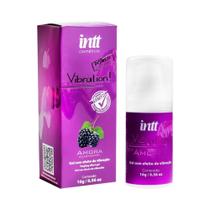 Vibration! Gel para Massagem Corporal Sabor Amora 17g Intt