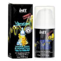 Vibration Power Vodka com Energético Gel Unissex que Vibra Pulsa Esquenta