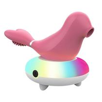 Vibro e Sugador Passarinho Com Caixinha Bluetooth