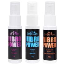 Vibro Power Gel Beijável Vibrador 15G Hot Flowers Vibro Power Gel Beijável Vibrador 15G Hot Flowers
