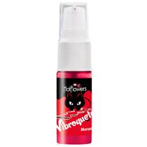 Vibroquete Morango - Vibrador Liquido Para Sexo Oral - Hot Flowers