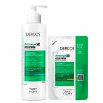 Vichy Dercos Anticaspa DS Kit Shampoo para Cabelos Secos Refil + Shampoo para Cabelos Normais a Oleosos