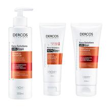 Vichy Dercos Kera Solutions Kit - Shampoo + Condicionador + Leave In