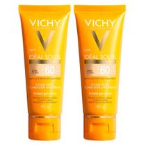 Vichy Idéal Soleil Clarify Kit com 2 Unidades Protetor Solar Facial com Cor FPS60 Extra Clara Vichy Idéal Soleil Clarify Kit com 2 Unidades Protetor Solar Facial com Cor FPS60 Extra Clara