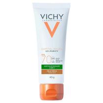 Vichy Idéal Soleil Purify FPS 70 Clara - Protetor Solar com Cor 40g