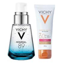 Vichy Kit Hidratante Facial Mineral 89 + Protetor Solar UV-Glow FPS60