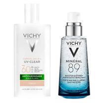 Vichy Kit - Protetor Solar Facial Sem Cor FPS60 + Sérum Facial Fortalecedor Vichy Kit - Protetor Solar Facial Sem Cor FPS60 + Sérum Facial Fortalecedor