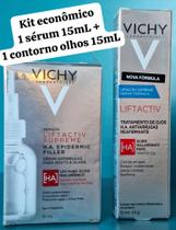 Vichy Lift Activ Supreme- antirrugas com ácido hialurônico - kit sérum+contorno dos olhos